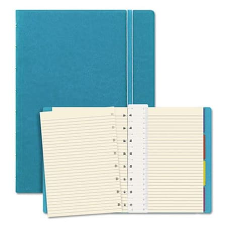 Rediform Rediform Office Products B115012U 8.25 x 5.81 College Rule Notebook; Aqua Cover; 112 Sheets Per Pad B115012U
